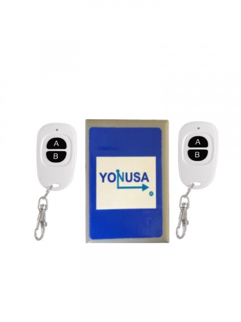 YONUSA KL2V2 YONUSA KL2V2 - Modulo de mando receptor y dos transmisores compatible con todos los energizadores Yonusa conexion sencilla armado y desarmado de cerco electrico