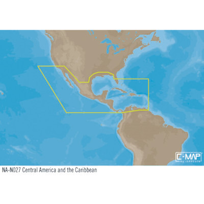 C-MAP 000-12055-001 NA-Y027: America central y el caribe max-n : ancho