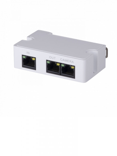DAHUA DH-PFT1300 DAHUA PFT1300 - Extensor PoE & PoE plus pasivo / 2 Puertos / Conexion en cascada hasta 300 Mts / 2 Puertos Fast Ethernet
