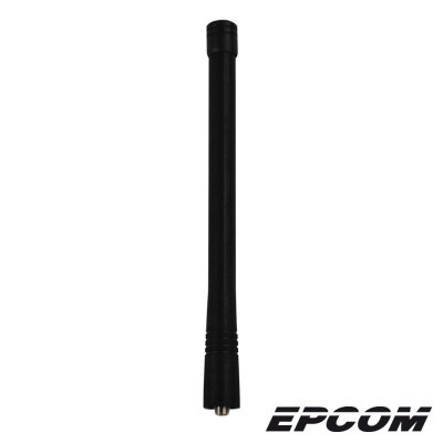 EPCOM EPC-150V2 Antena VHF Helicoidal 148-164 MHz Mejorada/ Radios Portatiles Motorola y en los Kenwood TK-240/ 250/ 260/ 270 Conector de Rosca tipo Monopolo.
