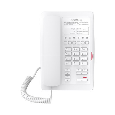 FANVIL H3W-WIFI Telefono IP WiFi para Hoteleria profesional con 6 teclas programables para servicio rapido (Hotline) plantilla personalizable con PoE