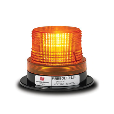 FEDERAL SIGNAL 22025002 Estrobo ambar FIREBOLT PLUS de tecnologia LED 12-72 Vcc