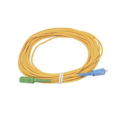 FIBERHOME OFC-SC/UPC-SC/APC-S-30-10 Jumper de Fibra Optica Simplex Monomodo con Conectores SC/UPC-SC/APC de 10 Metros