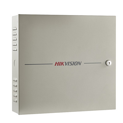 HIKVISION DS-K2602T Controlador de Acceso / 2 Puerta / 4 Lectores de Huella y Tarjetas / Integracion con Video / 100 000 Tarjetas / Incluye Gabinete y Fuente de Alimentacion 12VCD/8A / Soporta bateria