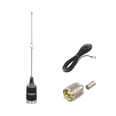 HUSTLER KIT-LMG440 kit de antena movil en UHF 430-450 MHz Incluye LMG4305 CHMB RFU505