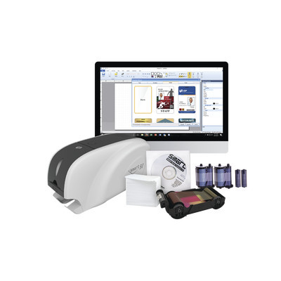 IDP SMART31DK Kit Impresora tarjetas PVC /Doble Cara /incluye: 2 x Ribbon 100 Tarjetas PVC Software Kit Limpieza