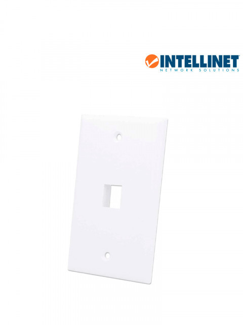 INTELLINET 163286 INTELLINET 163286 - TAPA (FACEPLATE) / 1 PERFORACION / BLANCO