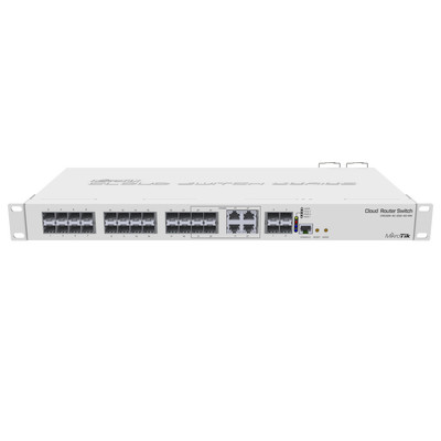 MIKROTIK CRS328-24P-4SRM CRS328-24P-4SRM - 24 port Gigabit Ethernet router/switch with four 10Gbps SFP