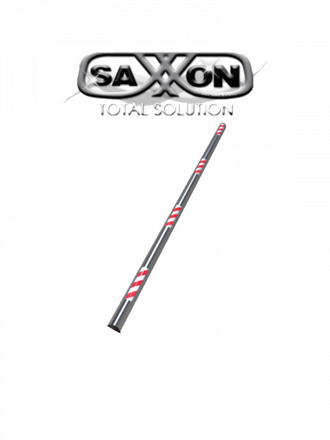 SAXXON SXN0990003 SAXXON SAX30B Brazo de aluminio de 3 metros / Reflejantes en color rojo / Para barrera manual EH30L / Sobre Pedido