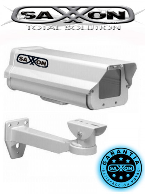 SAXXON TVH124002 SAXXON HO605&BR205 - Gabinete blanco tipo FLIP-OPEN / Medida 14.2 x 11.5 x 37 CM / Incluye soporte / Largo