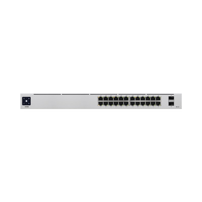 UBIQUITI NETWORKS USW-24-POE UniFi Switch USW-24-POE Gen2 Capa 2 de 24 puertos (16 puertos PoE 802.3af/at 8 puertos Gigabit) 2 puertos 1G SFP 95W pantalla informativa
