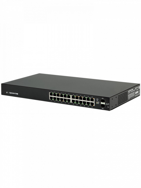 UBIQUITI UBI096008 UBIQUITI ES-24-LITE - Edge Switch Gigabit / 24 Puertos Gigabit Ethernet / Administrable Capa 2 / 2 Puertos SFP / Switching 52 Gbps