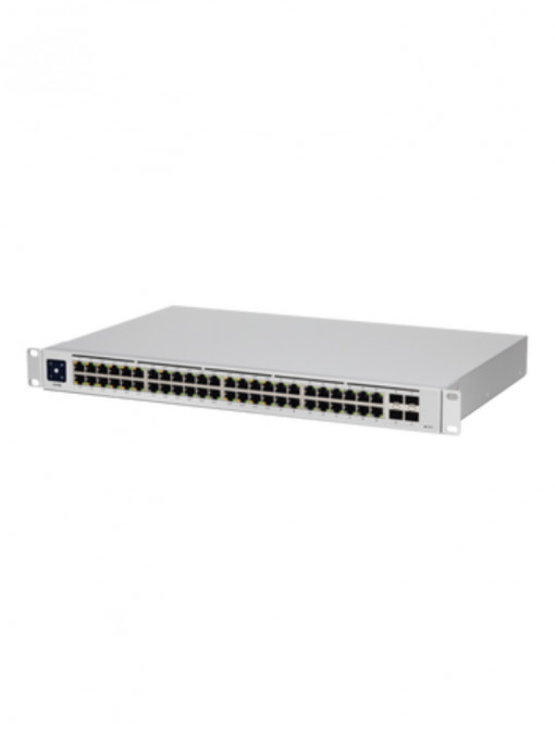 UBIQUITI USW-48-POE UBIQUITI USW-48-POE UniFi Switch Capa 2 de 48 puertos (32 puertos PoE 802.3af/at 16 puertos Gigabit) 4 puertos 1G SFP 195W pantalla informativa