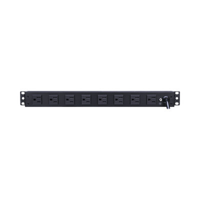 CYBERPOWER PDU15B8R PDU Basico Para Distribucion de Energia Con 8 Tomas NEMA 5-15R Traseras 1UR 15 Amp 120 Vca