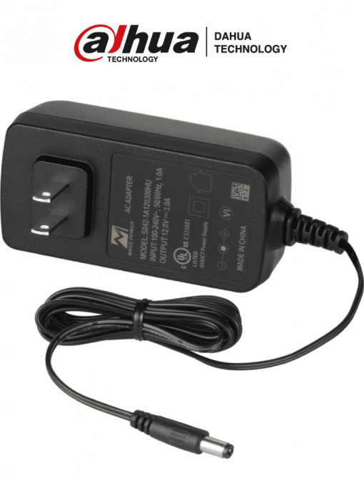 DAHUA S042-1A120300HU DAHUA S042-1A120300HU - Fuente de Poder de 12 Vcc 3 Amperes/ Voltaje de Entrada de 90 a 264 Vac/ Con Proteccion Contra Descargas/ Certificacion UL/
