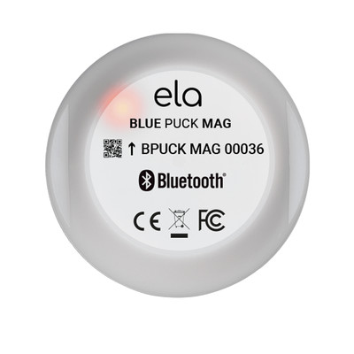 ELA Innovation BLUEPUCKMAGKIT KIT Sensor Bluetooth / Magnetico / Compatible con Localizadores Vehiculares (Incluye Magneto) / Conteo de aperturas / Alerta de apertura y cierre de puertas / Control de