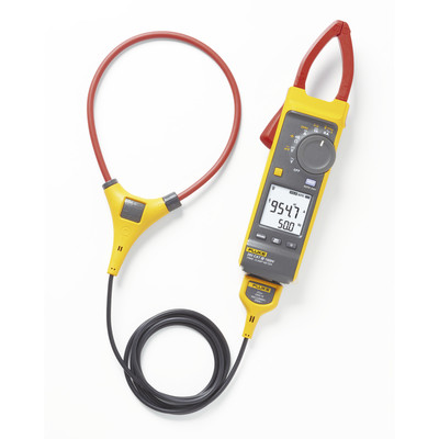 FLUKE FLUKE-393FC Pinza Amperimetrica CC/CA de Verdadero Valor Eficaz con iFlex CAT III 1500 V. Ideal para Sistemas Solares Eolicos Baterias Inversor etc.