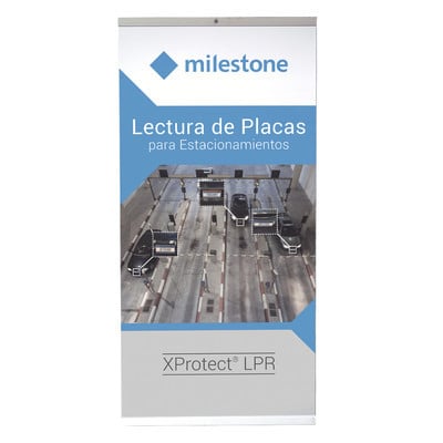MILESTONE SYSTEMS INC. POSTMILESTONE3 Poster MILESTONE Lectura de Matriculas Vehiculares