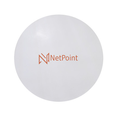 NetPoint NPX1GEN3 Antena de parabola profunda blindada con supresion al ruido de 2 ft 4.9-6.4 GHz Ganancia 30 dBi con SLANT de 45 y 90 ideal para hasta 30 km Conectores N-hembra montaje con alineaci