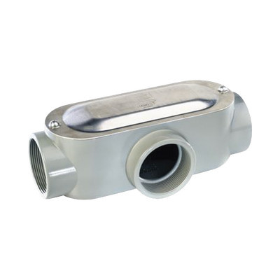 RAWELT OT-0307C Caja oval roscada tipo T de 2" (50.8) incluye tapa y tornillos.