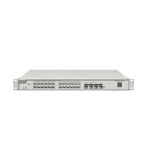 RUIJIE RG-NBS3200-24GT4XS-P Switch Administrable PoE con 24 puertos Gigabit PoE 802.3af/at 4 SFP para fibra 10Gb gestion gratuita desde la nube 370w