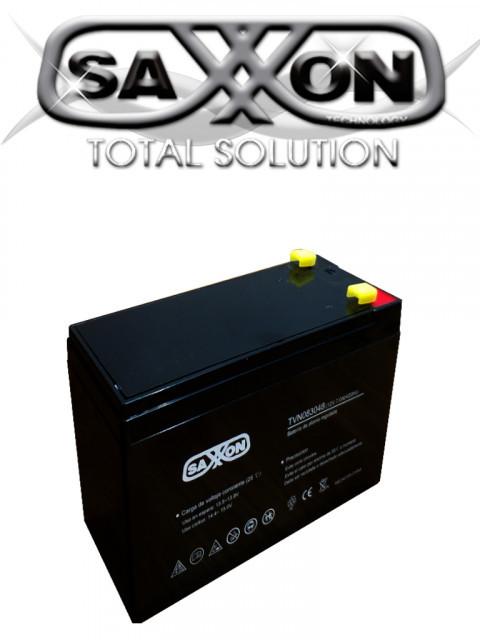 SAXXON CBAT7AH SAXXON CBAT7AH - Bateria de respaldo de 12 volts libre de mantenimiento y facil instalacion / 7 AH/ compatible DSC/ CCTV/ Acceso