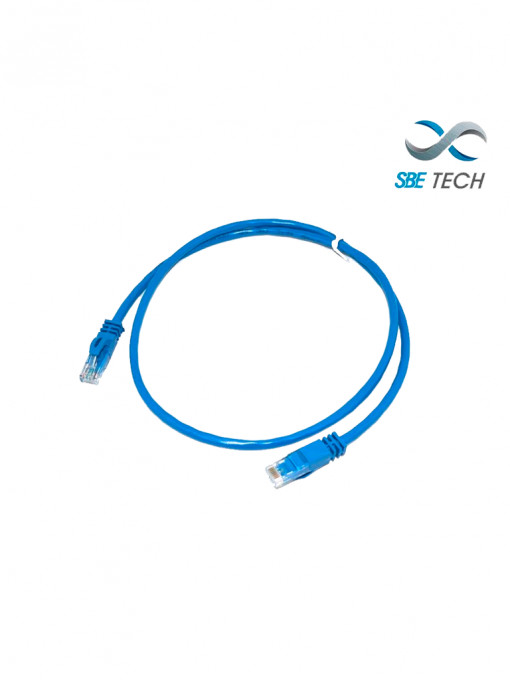 SBE TECH SBE-PCC6U2.0M-BL SBETECH SBE-PCC6U2.0M-BL - Cable de Parcheo Cat 6 color azul de 2 metros/ Bota inyectada y moldeada