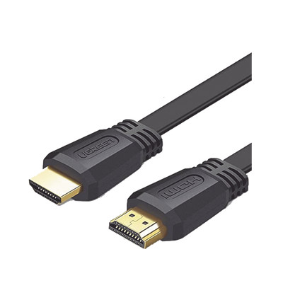 UGREEN 50820 Cable HDMI 2.0 Plano de 3 m / 4K60Hz / HDR / 3D / HEC (Canal Ethernet HDMI) / ARC (Canal de Retorno de Audio) / Color Profundo de 48 bits / Audio de 32 canales / HDCP /Audio Dolby True HD