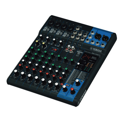 YAMAHA MG-10XU Mezcladora de Audio 10 Canales Perillas 4 Entradas de Microfono/Linea 3 entradas Estereo Efectos USB