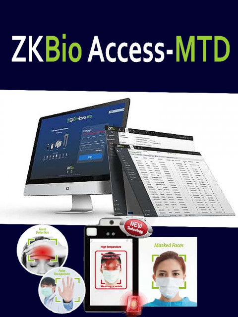 ZKTECO ZKBA-AC-P15 ZKTECO ZKBAACP15 -Licencia de Control de Acceso Bio Access para 15 puertas / 6 puntos de Asistencia / 16 Camaras IP / 2 000 Usuarios / 200 Departamentos / Licencia Gratuita en la Co