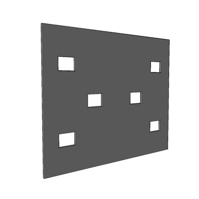 CHAROFIL CH-CP-314ALK Cople para Uniones de Escalera de Aluminio / Plano / Peralte 3 1/4" / Incluye Tornileria