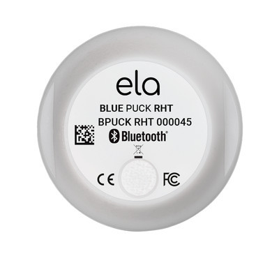 ELA Innovation BLUEPUCKRHT Sensor Bluetooth / Temperatura y Humerdad / Compatible con Localizadores Vehiculares