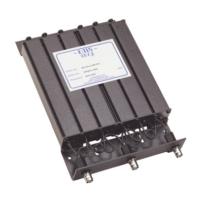 EMR CORPORATION 65316-1/MC(5C) Duplexer Compacto de Rechazo de Banda 400-440 MHz 4.6 a 6 MHz Sep. Tx-Rx 50 Watt BNC Hembra.