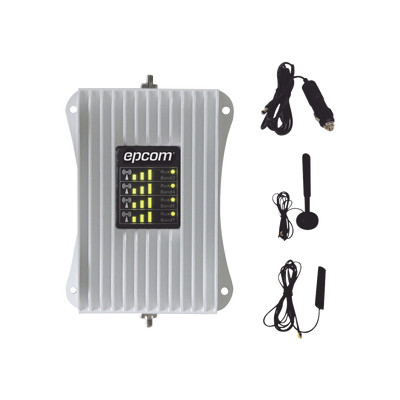 EPCOM EP-AM23-4GV2 KIT de Amplificador de Senal Celular Para Vehiculo/ Soporta y Mejora la Senal Celular 4.5G 4G LTE/ Multiples Operadores usuarios y dispositivos/ Ideal para Vehiculo tipo Camioneta P