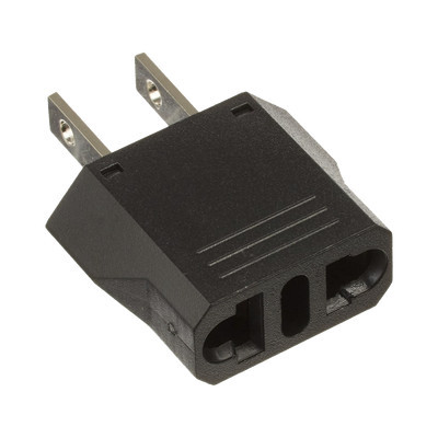 EPCOM POWERLINE CLAVIJAEURO Adaptador de enchufe europea a americano Calidad PREMIUM 6 A ; 110 - 250 Vca