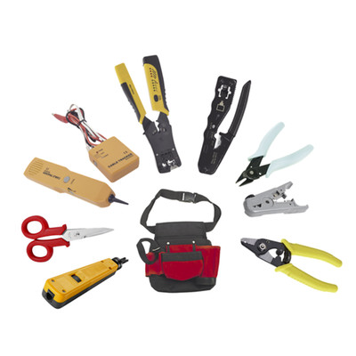 EPCOM POWERLINE KITINSTALN3 Juego de 9 Herramientas para Instalador de Redes. Incluye bolsa de viaje