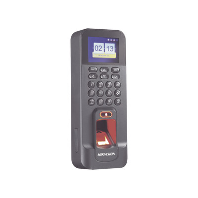 HIKVISION DS-K1T804AEF Biometrico WiFi de Acceso y Asistencia Compatible con APP Hik-Connect (P2P) / Soporta Biometrico Esclavo RS-485 / Lectura de Huella y Tarjetas EM / TCP/IP / 150 000 Eventos / Re