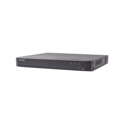 HIKVISION IDS-7208HUHI-M1/S/A(C) DVR 8 Canales TurboHD 8 Canales IP / 8 Megapixel (4K) / Acusense (Evita Falsas Alarmas) / Audio por Coaxitron / 1 Bahia de Disco Duro / 8 Entradas de Alarma / 4 Salid