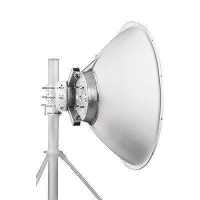 JIROUS JRMD120010/11RA Antena parabolica 4 ft para radio B11 ganancia de 41 dBi conector guia de onda 10.1-12 GHz 1.2 m Montaje incluido