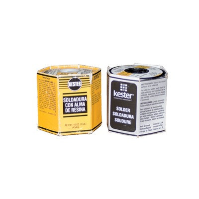 KESTER 488-SO-140 Rollo de Soldadura KESTER de 0.015" (60% Sn y 40% Pb) con 454 gr.