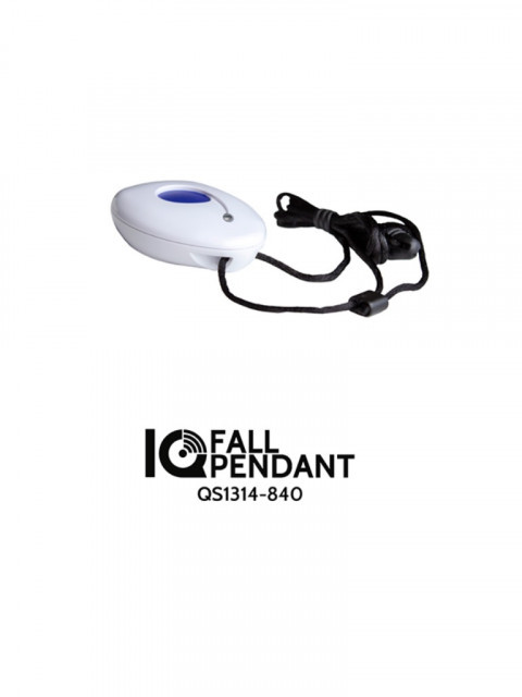 QOLSYS QLS1210001 QOLSYS IQFALLPENDANT - QS1314-840 Boton de Emergencia de Caida Inalambrico para Qolsys QS1314-840. Detecta automaticamente si el usuario cae o puede presionar el boton para pedir a