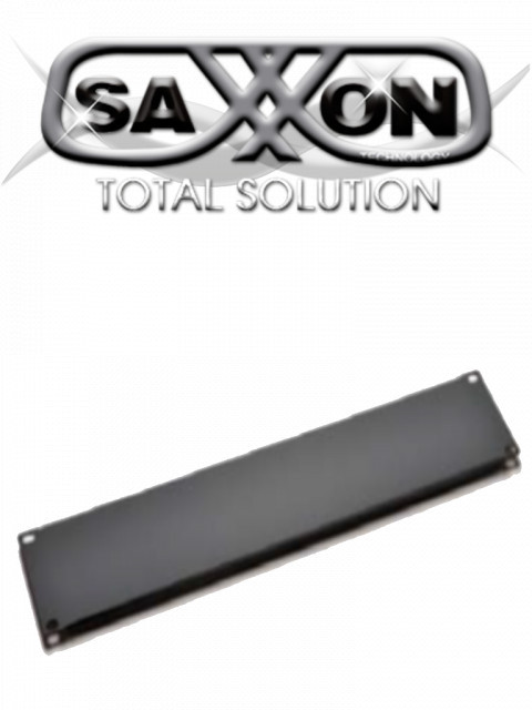 SAXXON 700602.00 SAXXON 70060200- Placa ciega de 2 unidades de rack/ Medidas de 482 mm de ancho (19") x 88 mm de profundidad/ Metalica