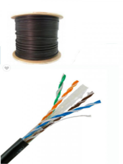 SAXXON OUTPCAT6GCOPEXT SAXXON OUTPCAT6GCOPEXT- Bobina de Cable UTP Cat6 100% Cobre con Gel/ 305 Metros/ Uso Exterior/ Color Negro/ Cumple con Estandares: ISO/ IEC 11801 Ed2; EIA/ TIA568/ Ideal para Ca