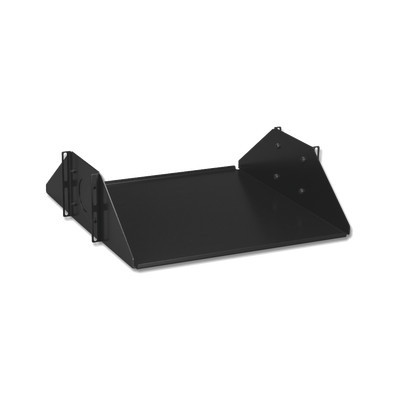 SIEMON SH-D19-01 Charola Doble Para Soportar Equipo en Racks de 432 mm de Profundidad de 19in 3UR Color Negro