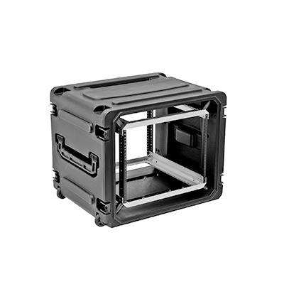 SKB 3SKB-R08U20W Gabinete Plastico Movil con Amortiguador con Rack de 19" 8 Unidades.