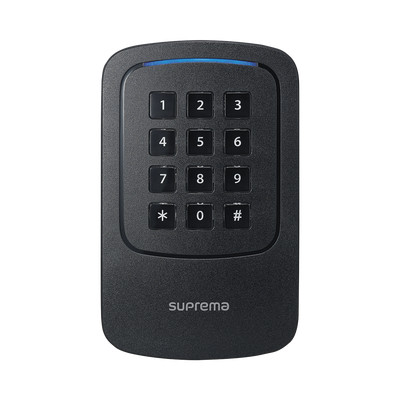 SUPREMA XPD2GKDB Lector de Tarjetas con teclado de uso en exterior Multitecnolgia NFC y Bluetooth