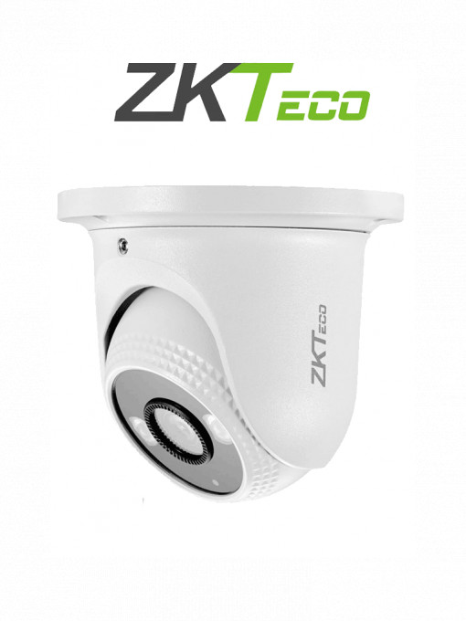 ZKTECO ES-855P11C-S7-C-MI ZKTECO ES855P11CS7CMI- Camara IP Domo Full Color 5 Megapixeles / Compresion H.265 / Lente 2.8 mm / Alcance IR 20mts / Deteccion Facial / Microfono Integrado / Carcasa metali