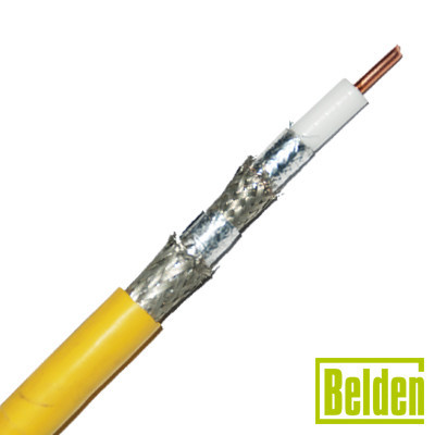 BELDEN 98-80 Cable Coaxial con Blindaje Duobond II 94 % Malla Trenzada Estanada Duo Foil 90 % de Malla Trenzada Estanada Aislamiento Polietileno Espumado.