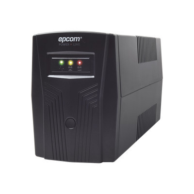 EPCOM POWERLINE EPU600L UPS de 600VA/360W / Topologia Linea Interactiva / Entrada y Salida 120 Vca / Clavija NEMA 5-15P / 4 Tomas NEMA 5-15R/ Sin Protector RJ11 ni RJ45
