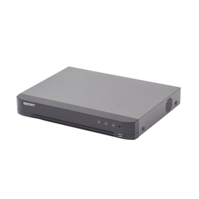 EPCOM PROFESSIONAL EV-4008TURBO-D DVR 8 Canales TurboHD 4 Canales IP / 5 Megapixel- 3K Lite / Acusense / Audio por Coaxitron / 1 Bahia de Disco Duro / Audio por Coaxitron / Evita Falsas Alarmas / Sal